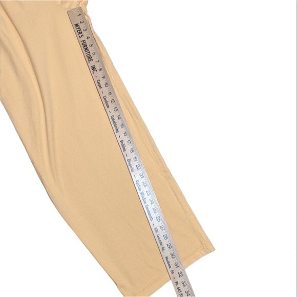 Julie Mango relaxed pull on elastic waist peachy cotton athleisure pants 3X - Picture 5 of 10